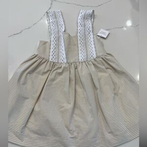 Kids Formal Dress in Cream and White